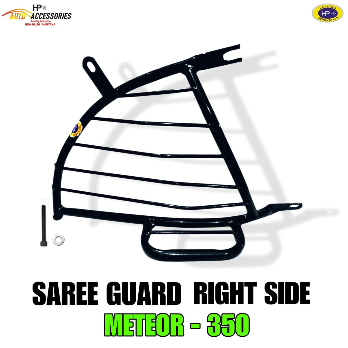 Right Side OE Style Saddle / Saree Guard for Royal Enfield Super Meteor 650/Meteor 350 | Durable & Lightweight | Easy Installation