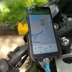 BOBO BM1 Jaw-Grip Bike Phone Holder with Fast USB 3.0 Charger