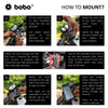 BOBO BM2 Claw-Grip Aluminium Bike Phone Holder (with 2.5A USB charger) Motorcycle Mobile Mount