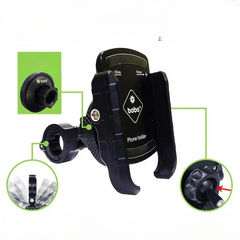 BOBO BM4 PRO Jaw-Grip Bike Phone Mount with Vibration Controller