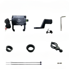 BOBO BM5 Claw-Grip Aluminium Bike Phone Holder with Fast USB 3.0 Charger