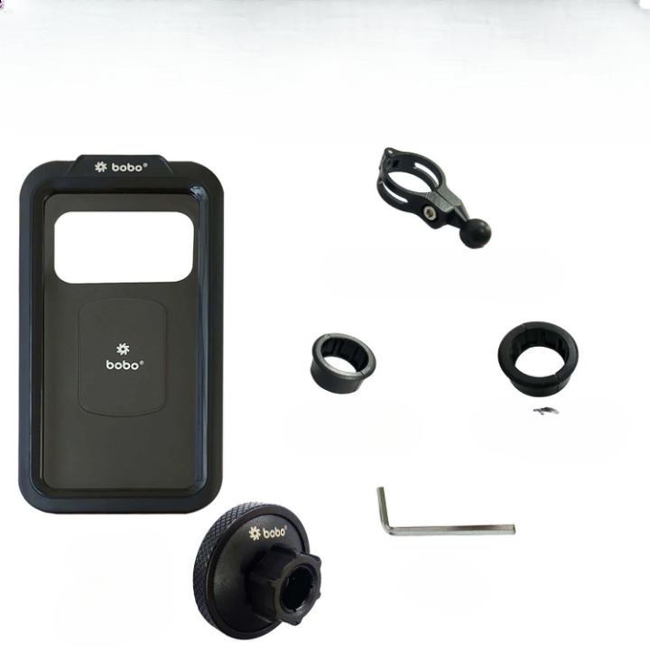 BOBO BM10H PRO Fully Waterproof Bike / Cycle Phone Holder with Vibration Controller Motorcycle Mobile Mount