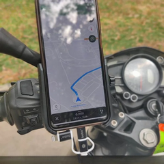 BOBO BM12 Bike Phone Holder with 15W Wireless Charging & USB-C Port