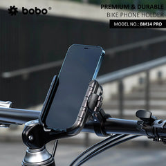 BOBO BM14 PRO Quick Release with Vibration Controller Enhanced BM4 PRO Bike / Cycle Phone Holder Motorcycle Mobile Mount