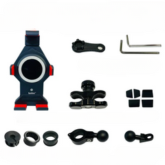 BOBO BM15 Heavy-Duty Anti-Vibration Bike Phone Holder – Metallic Build