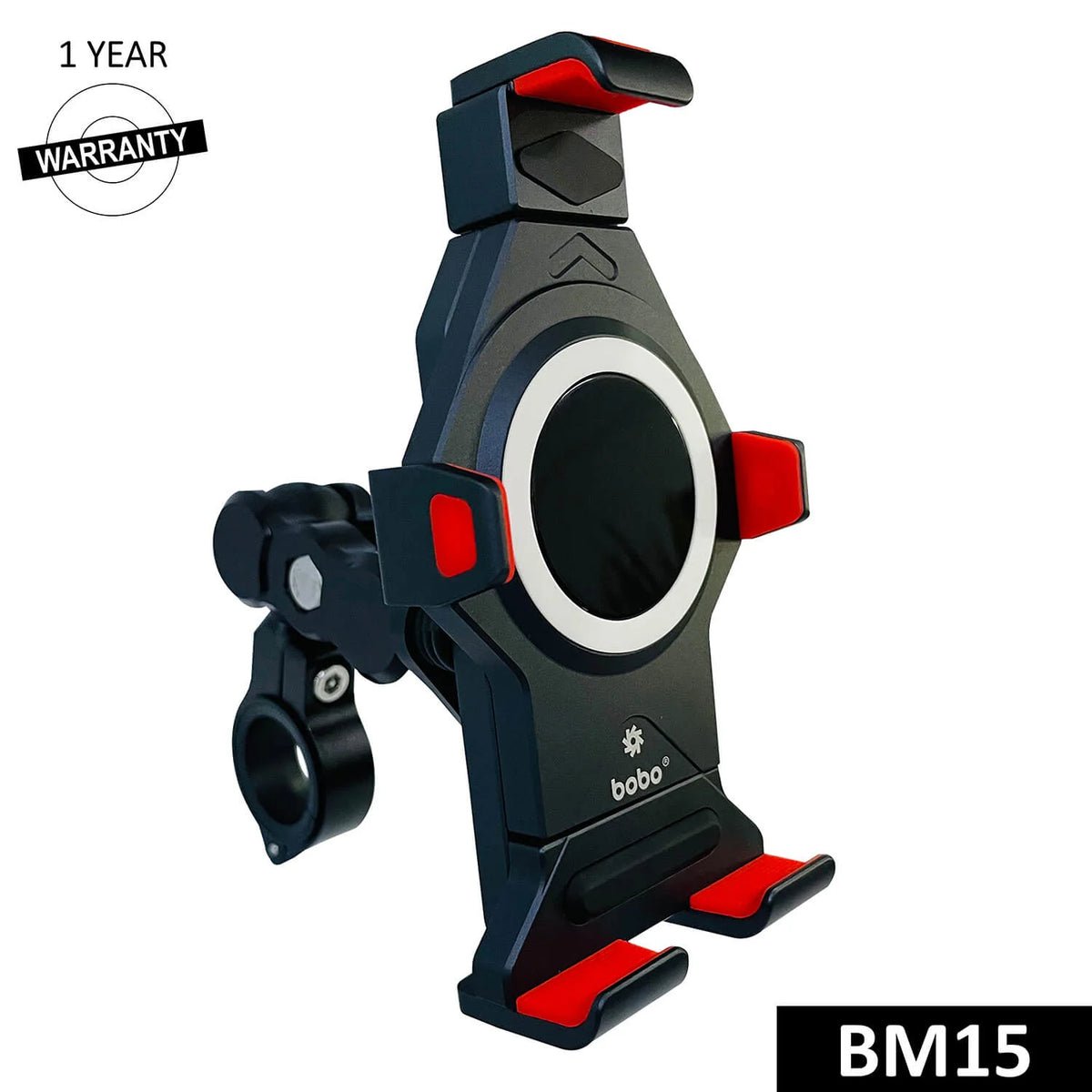 BOBO BM15 Anti-Vibration Metallic Heavy Duty Bike  Cycle Phone Holder Motorcycle Mobile Mount