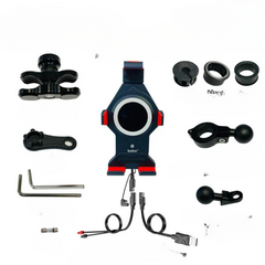 BOBO BM16 Anti-Vibration Bike Phone Mount with 15W Wireless Charging