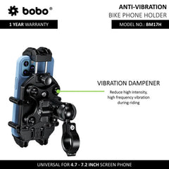 BOBO BM17 Anti-Vibration Bike  Cycle Phone Holder Motorcycle Mobile Mount