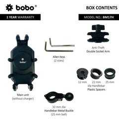 BOBO BM17 Anti-Vibration Bike  Cycle Phone Holder Motorcycle Mobile Mount