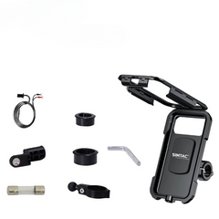 Simtac Waterproof Mobile Holder with Wireless Charger & USB-C for Bikes/Scooters | MHWPWC-15C