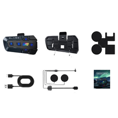 Blaise GT0 Motorcycle Helmet Bluetooth Headset Wireless Interphone Intercomunicador Waterproof