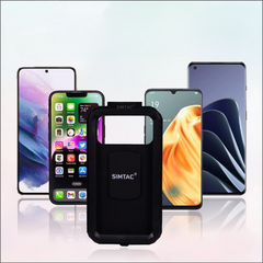 Simtac Waterproof Mobile Holder with Wireless Charger & USB-C for Bikes/Scooters | MHWPWC-15C