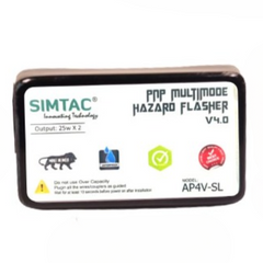 SWITCHLESS | Apache 160/200 4V BS4/BS6 - Simtac PNP Hazard Flasher/Adapter/Module -  AP4V-SL