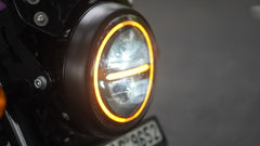 Minus headlight with full ring 150 watt