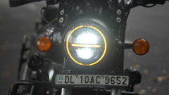 Minus headlight with full ring 150 watt