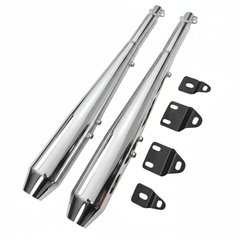 Venom Chrome  V2 Single Exhaust with DB Killer