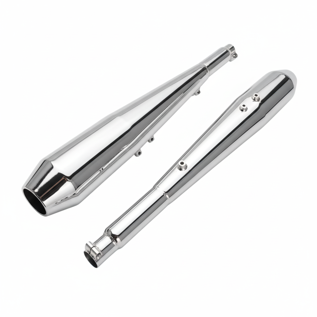 Venom Chrome  V2 Single Exhaust with DB Killer