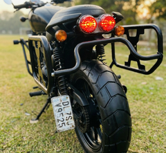 Bike Led 12V Motorcycle Tail Light Integrated Running Lamp Brake&Turn Signal Light with License Plate Bracket Compatible with RE Hunter 350