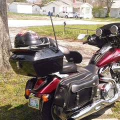 Motorcycle Accessories Part Trunk Top Case Motorcycle Rear Luggage Box with Backrest and Shelf for Super Meteor 650-Viral