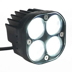 LIU HJG Original 4X4 Lens Cree and projector 40*40 each 80Watt Fog Light Dual Colour (White/Yellow) Auxiliary Light With Harness and Light Clamp For All Motorcycles/Scooters/Cars