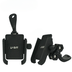 HJG Compact Pro 7578 Shockproof Bike Mobile Holder | Anti-Vibration, Jaw Grip, Anti-Theft, Universal Fit