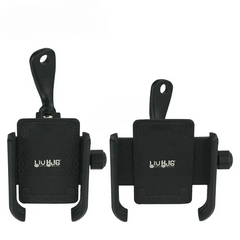 HJG Compact Pro 7578 Shockproof Bike Mobile Holder | Anti-Vibration, Jaw Grip, Anti-Theft, Universal Fit