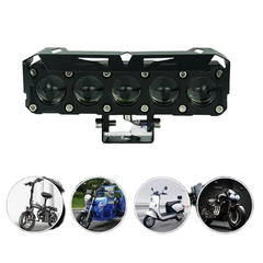 HJG Future Eyes 5 Lens 150W Mega Drive Fog Light – Cool White LED for Bike/Car/Thar/Jeep (Pack of 2)