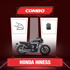 Honda Hiness Bash Plate & Saddle Stay Combo