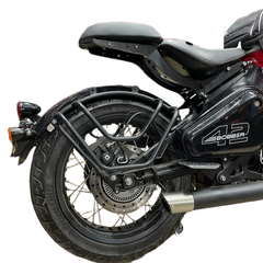 Premium Top Carrier with Saddle Stay for Jawa Perak & Jawa 42 Bobber - High Load Capacity