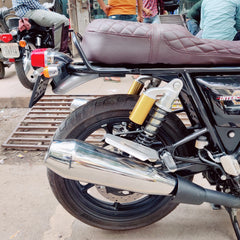 Growler With DB Killer Exhaust For Royal Enfield Interceptor , Continental GT650