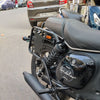 Special Edition Cross Crash Guard with Delrin Sliders(Round) leg guard/Crash Guard for Jawa 42 Bobber,Yezdi Roadster