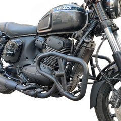 Special Edition Cross Crash Guard with Delrin Sliders (Round) for Jawa 42 Bobber & Jawa FJ T1