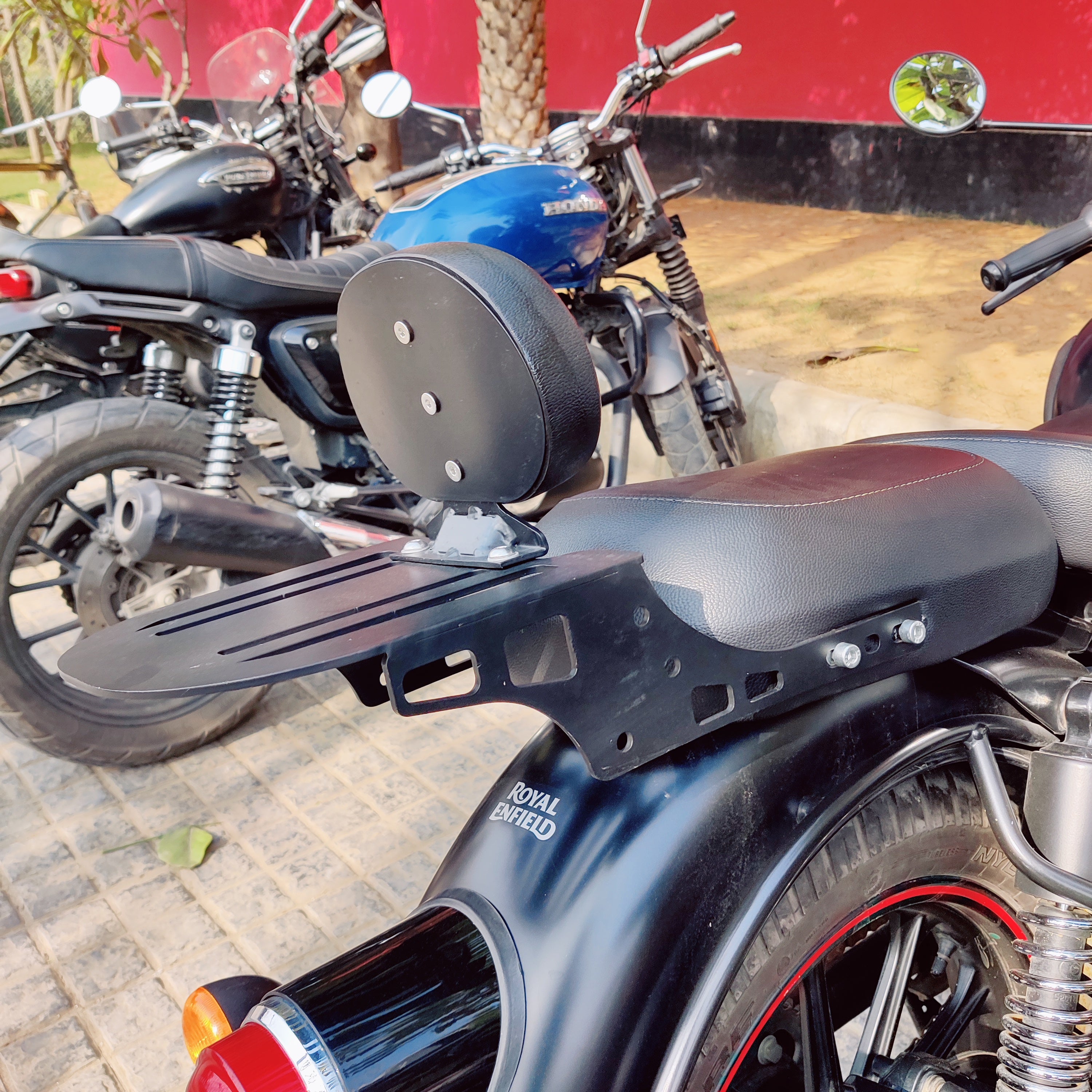 Classic 350 Rear Tail Rack Royal Enfield Classic 350 Accessories Toprack For Royal Enfield Classic ...