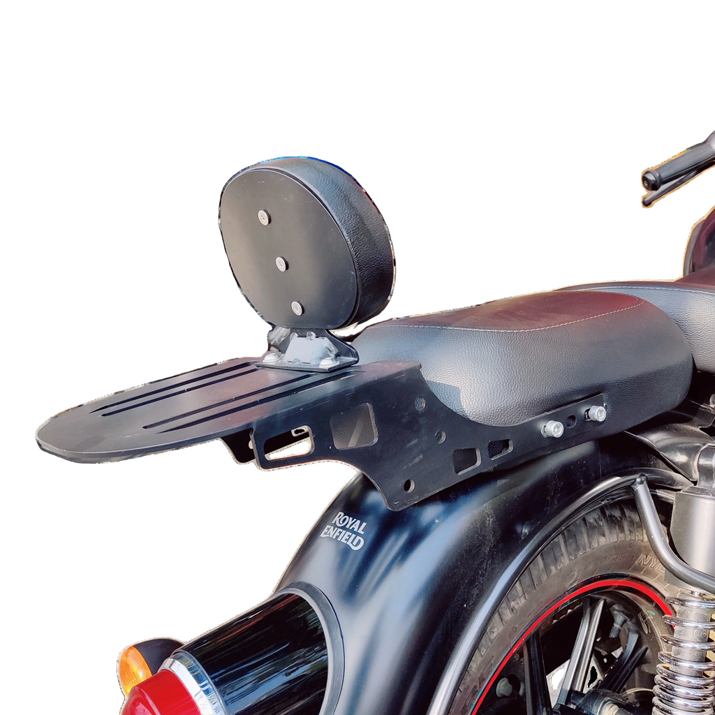 Classic 350 Rear Tail Rack Top Rack Backrest for Classic 350 Reborn, Standard Reborn, Goan Classi ...