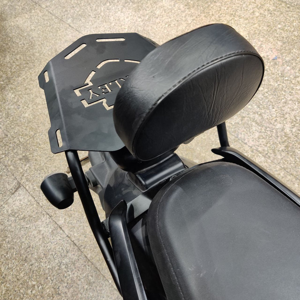 Harley Davidson X440 Backrest with Top Rack and Cushion | Superior Sup ...