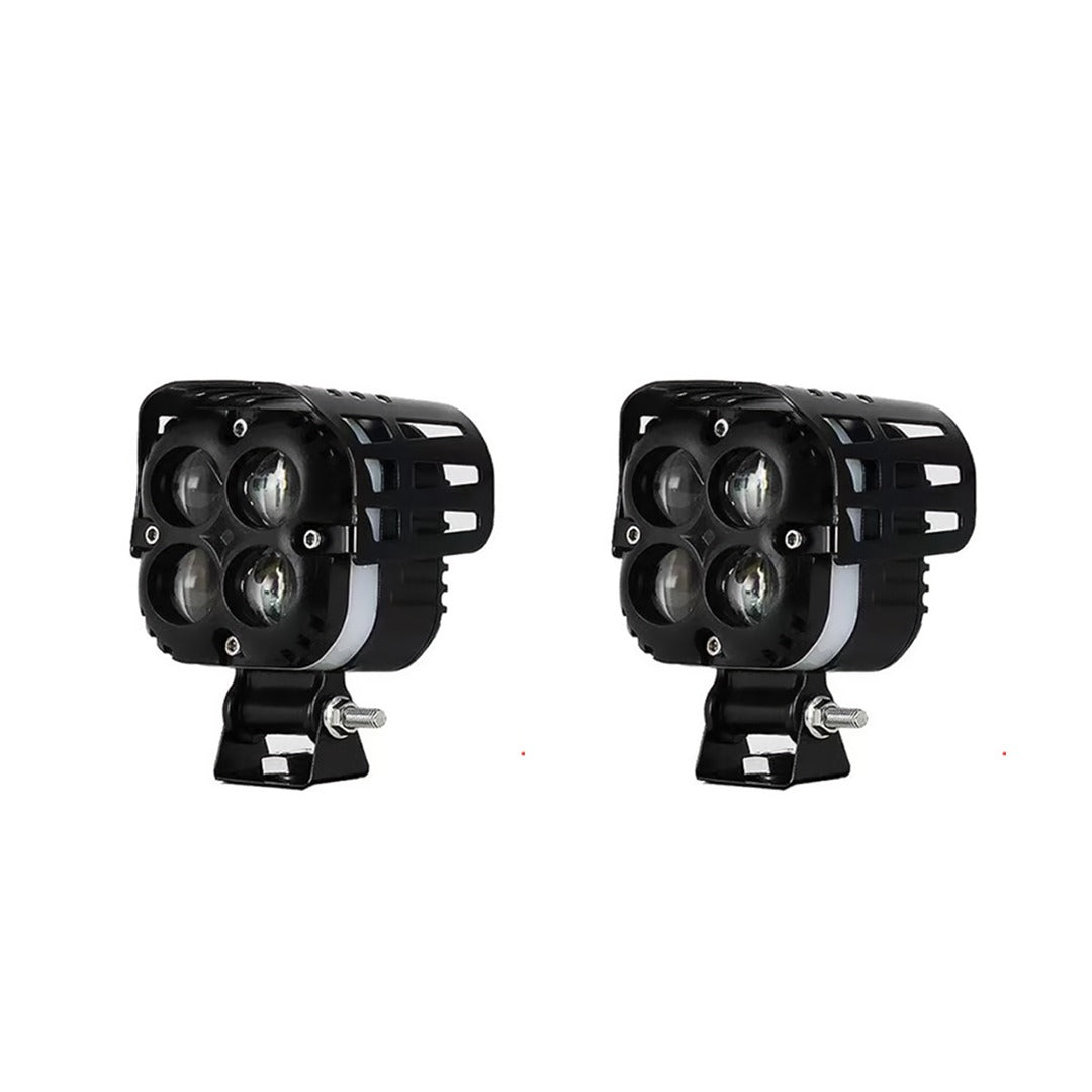 40 Watt Flasher 4 Led with RGB Fog Light JS83