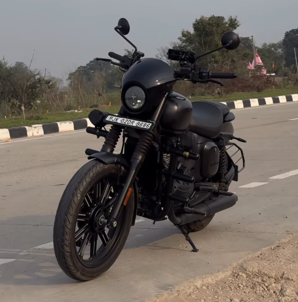 Vivid Black Fairing Mask Front Cowl Headlamp Visor