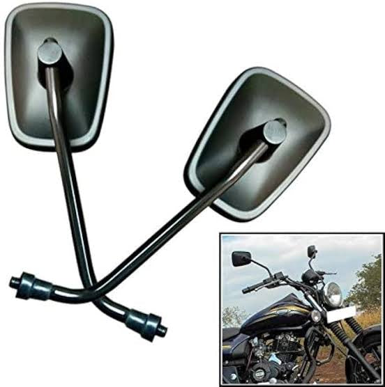 Rectangle OE style/Avenger Mirrors for All Motorcycles