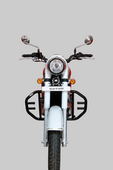 8 bend with Rod  Crash Guard for Jawa & Yezdi Roadster/Scrambler/Jawa 42 FJ/Jawa Perak/42 Bobber