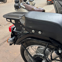 Top Rack Backrest for Jawa 42 Bobber/Classic 350 Reborn, Standard Reborn, Goan Classic & Royal Enfield Classic 350