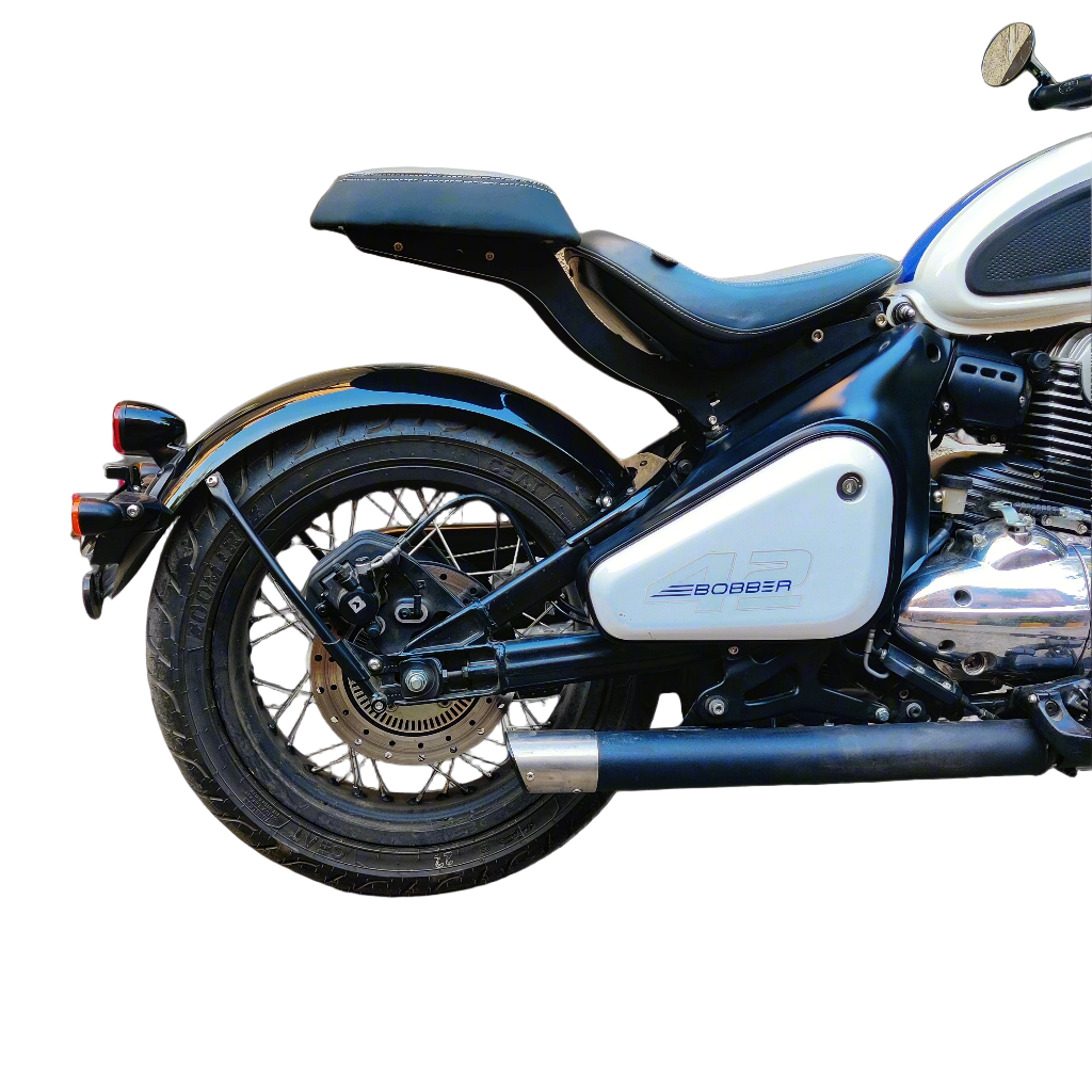 Premium Jawa 42 Bobber Custom Dual Seat - 120kg Load Capacity – Sans ...