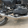 Single side Cruiser Exhaust with Db killer and Header Pipe for Yezdi Scrambler