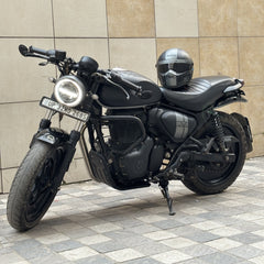 Heavy-Duty Mild Steel Bash Plate for Royal Enfield for Hunter 350