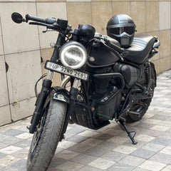 Heavy-Duty Mild Steel Bash Plate for Royal Enfield for Hunter 350