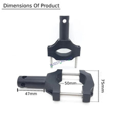 HJG Aluminum Clamp For Mounting Fog Lights Universal ( Pack Of 1 Set, 2pc)-Viral