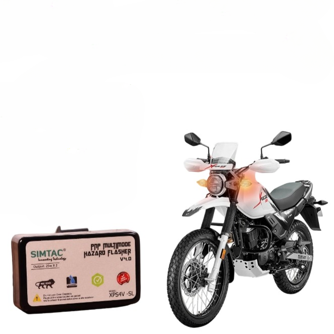 SWITCHLESS Hero XPulse 200 4V - Compatible Simtac PNP Hazard Flasher/A ...