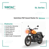 ROYAL ENFIELD | HUNTER | Compatible | Simtac | With Switch [V6.0] | PNP Hazard Flasher / Adapter / Module | HNTR-WS6