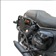 Special Edition Cross Crash Guard with Delrin Sliders (Round) for Jawa 42 Bobber & Jawa FJ T1