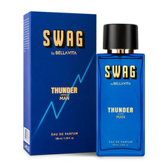 SWAG THUNDER Perfume for Men - Eau De Parfum for Men + Windproof Balaclava Ski Mask for Men & Women - Cold Weather Face Gear for Motorcycle Riding & Winter Sports