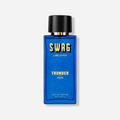 SWAG THUNDER Perfume for Men - Eau De Parfum for Men + Windproof Balaclava Ski Mask for Men & Women - Cold Weather Face Gear for Motorcycle Riding & Winter Sports